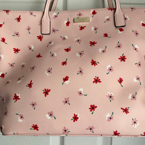 Kate Spade Shore Street Ditsy Buds Margareta Cute Spring Floral Pink - Picture 11 of 12